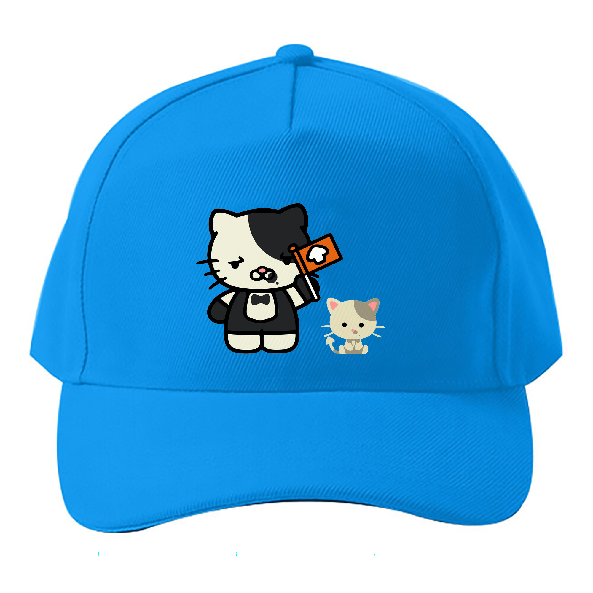 （画像用） Hello Kitty ハローキティ ベースボールキャップ 綿100％ 男女兼用 帽子 スポーツ